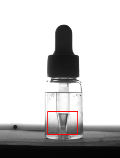 機(jī)器視覺檢系統(tǒng)，玻璃瓶裝精華液體異物檢測插圖2