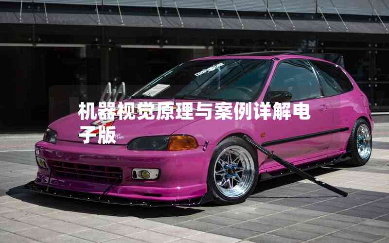 機器視覺原理與案例詳解電子版