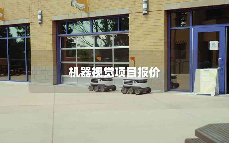 機(jī)器視覺項目報價