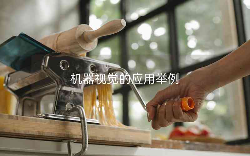 機(jī)器視覺(jué)的應(yīng)用舉例