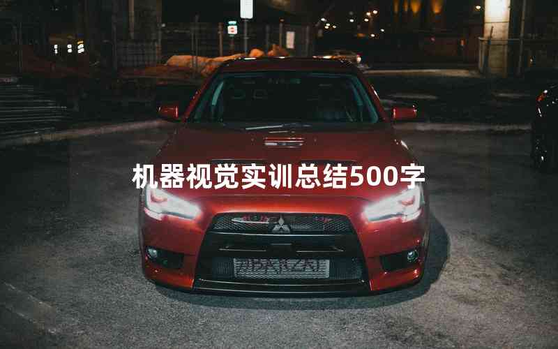 機器視覺實訓(xùn)總結(jié)500字