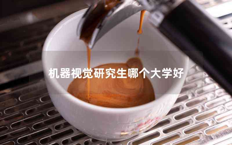 機器視覺研究生哪個大學好