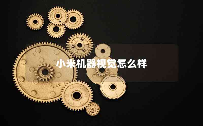 小米機(jī)器視覺(jué)怎么樣