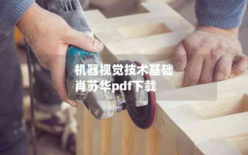 機(jī)器視覺技術(shù)基礎(chǔ) 肖蘇華pdf下載