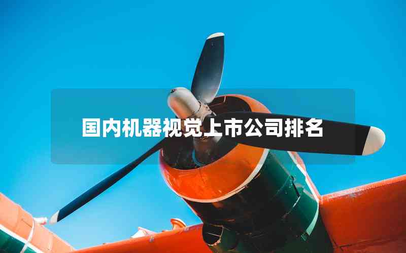 國(guó)內(nèi)機(jī)器視覺(jué)上市公司排名