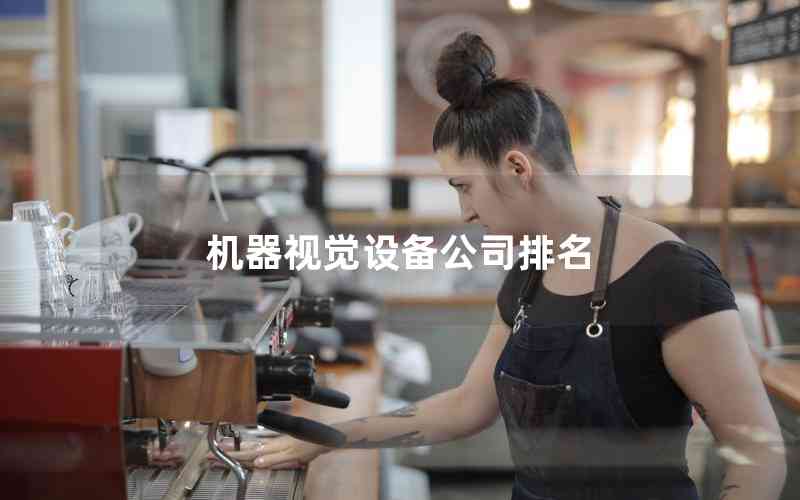 機(jī)器視覺(jué)設(shè)備公司排名