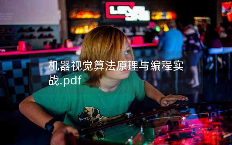 機器視覺算法原理與編程實戰(zhàn).pdf