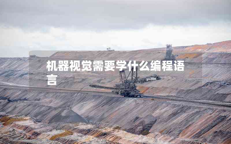 機器視覺需要學什么編程語言