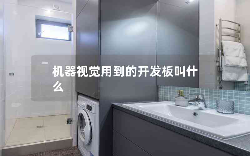 機(jī)器視覺(jué)用到的開(kāi)發(fā)板叫什么