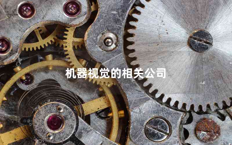 機(jī)器視覺的相關(guān)公司