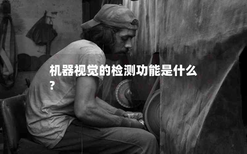 機(jī)器視覺的檢測(cè)功能是什么?