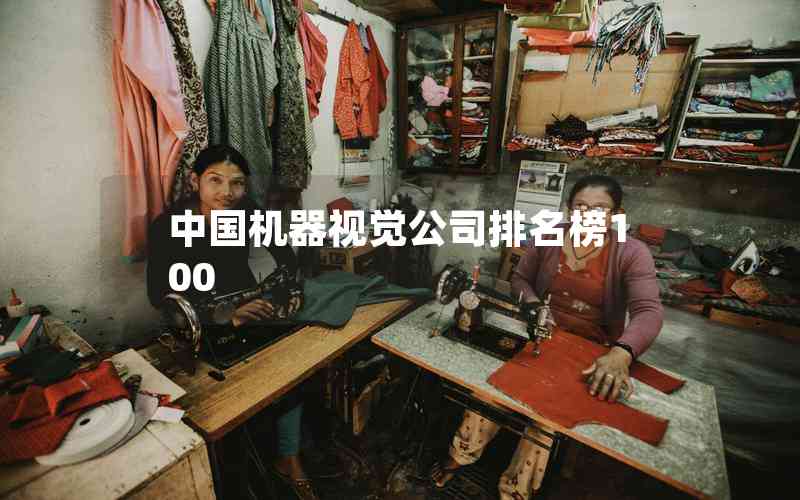中國(guó)機(jī)器視覺(jué)公司排名榜100