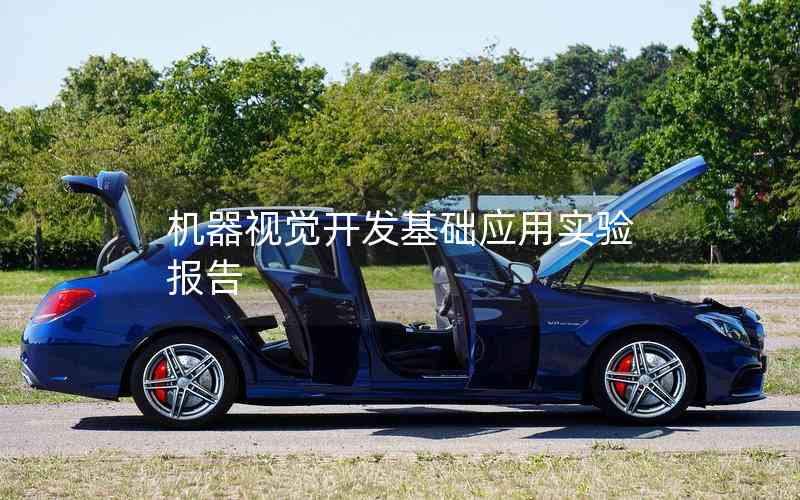 機器視覺開發(fā)基礎(chǔ)應(yīng)用實驗報告