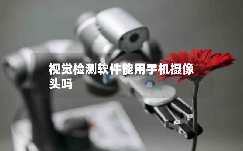 視覺檢測軟件能用手機攝像頭嗎
