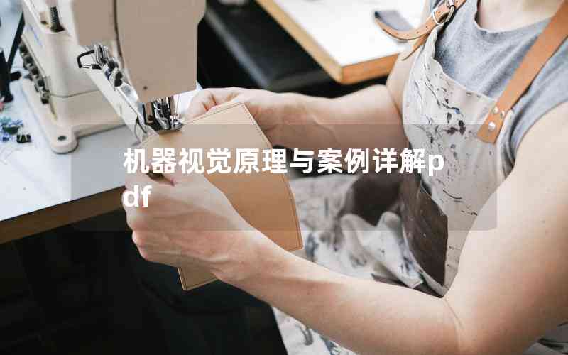 機(jī)器視覺(jué)原理與案例詳解pdf
